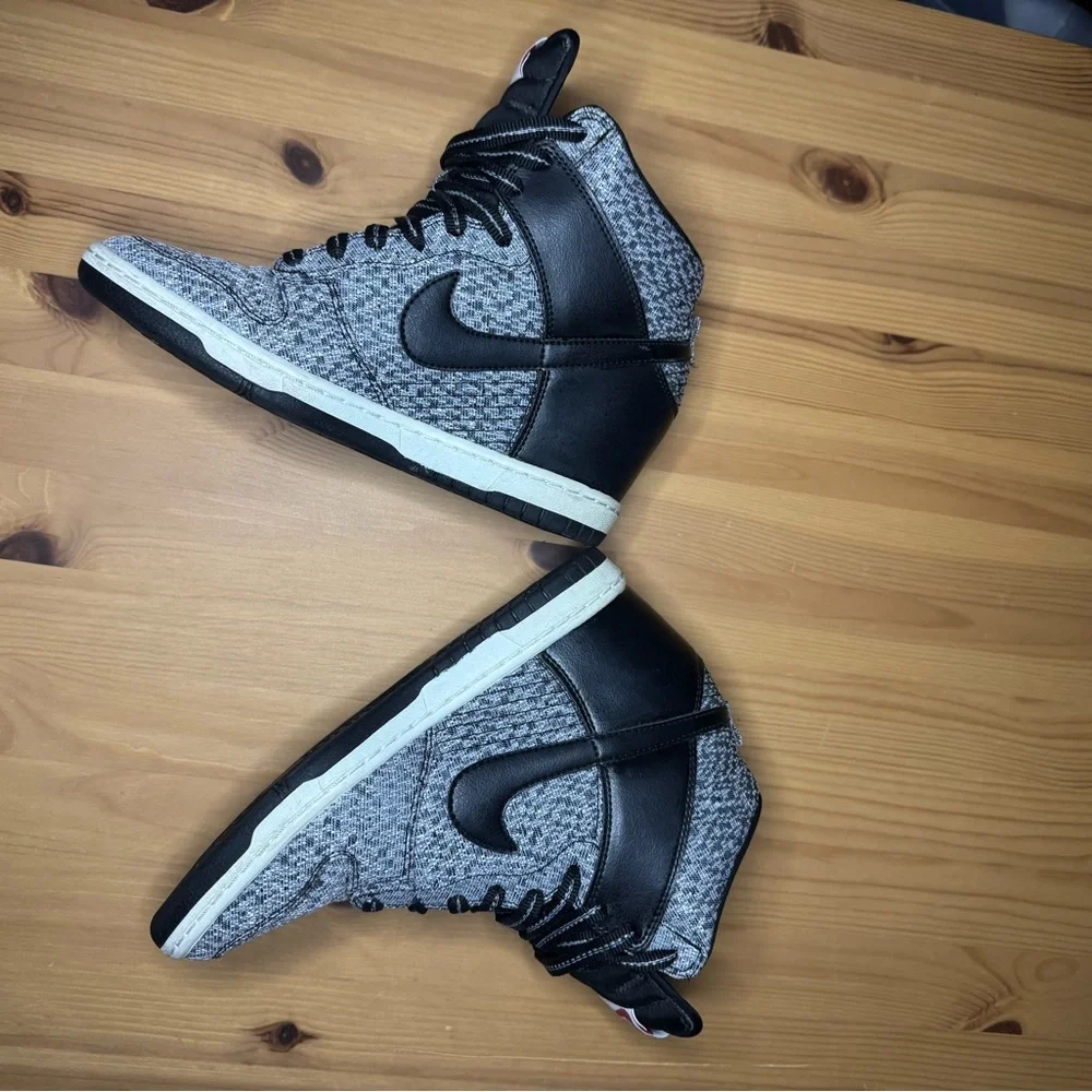 Nike Dunk Sky Hi TXT Wolf Grey Rare Vintage 2013 - Picture 6 of 8